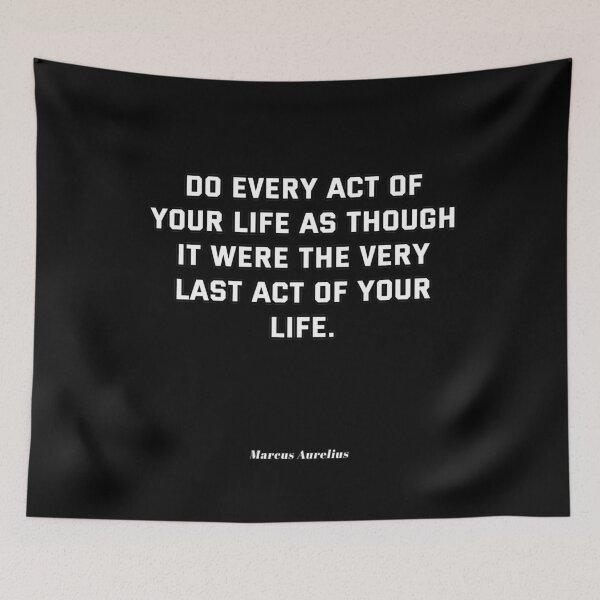 Item preview, Marcus Aurelius Stoic Quotes - Do Every Act of your life designed and sold by T UNIQUE.
