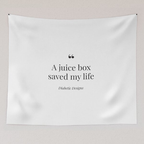Item preview, A juice box saved my life designed and sold by Diabetic Designs.