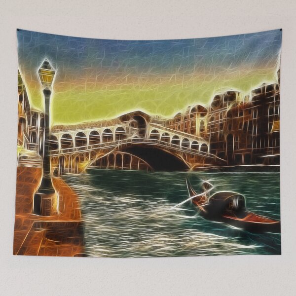 Item preview, Venice - Late Afternoon - Rialto Bridge designed and sold by Jon Holland.