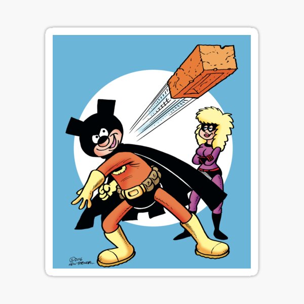 Brickman and Trowel Sticker