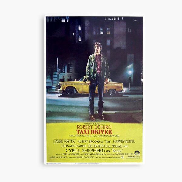 Classic Movie Poster - Taxi Driver Metal Print