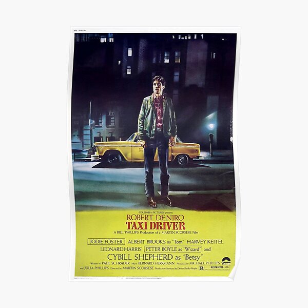 Classic Movie Poster - Taxi Driver Poster