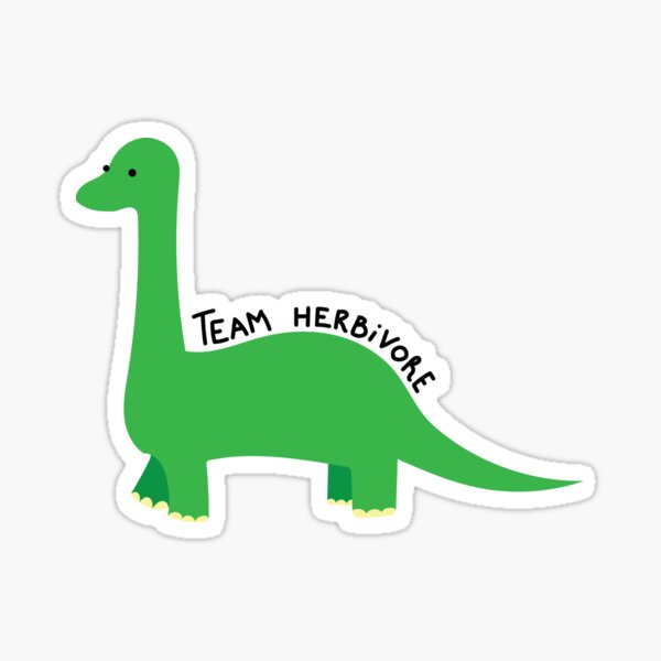 Item preview, Team Herbivore Dino Design White designed and sold by veggieprints.
