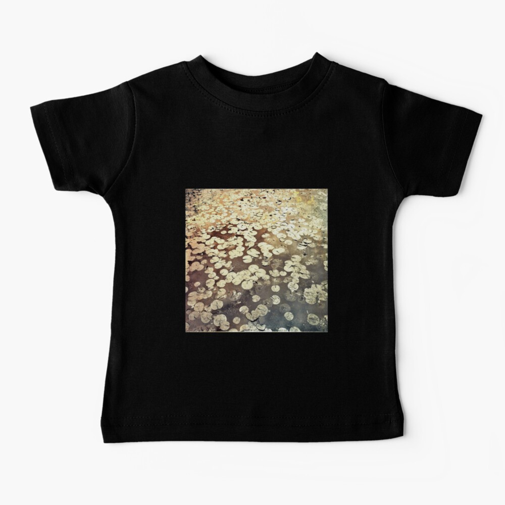Golden Lily Pads - Art Photography - Nature Decor Baby T-Shirt