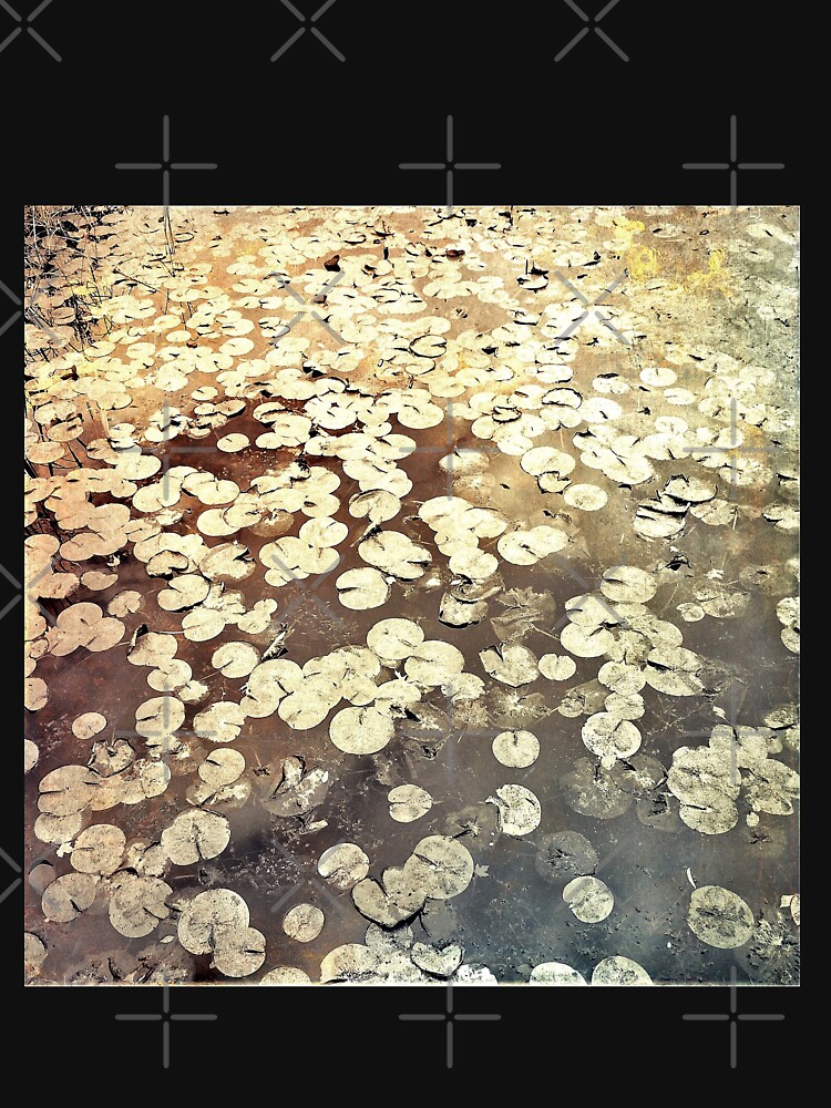Golden Lily Pads - Art Photography - Nature Decor by OneDayArt