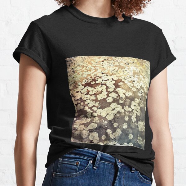 Golden Lily Pads - Art Photography - Nature Decor Classic T-Shirt