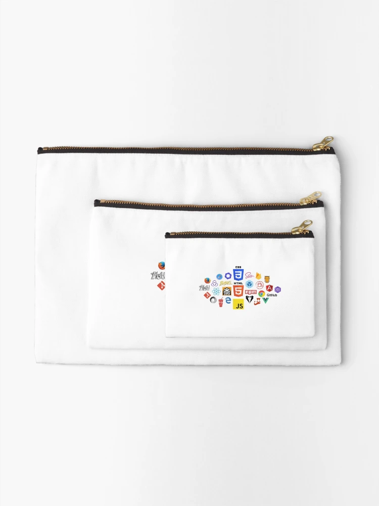 Thumbnail 2 of 4, Zipper Pouch, Frontend stack designed and sold by coderman.