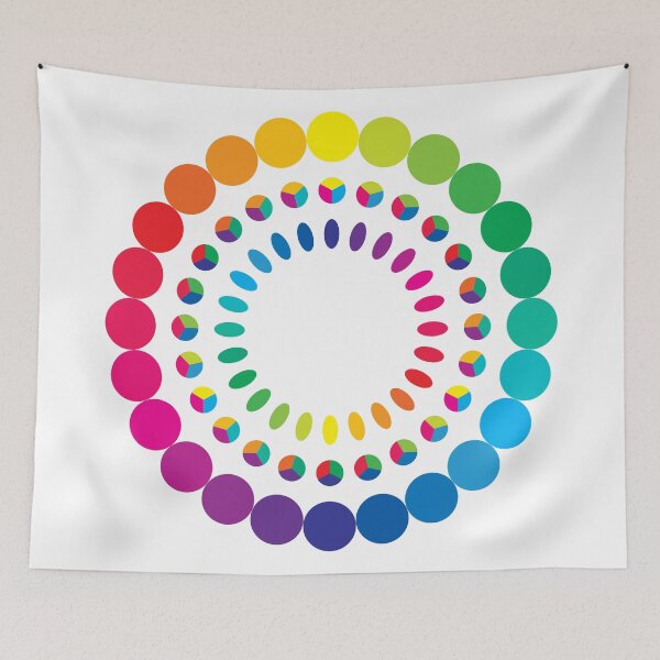 Item preview, Color Wheel with Inversions and Triads designed and sold by melodyrosemedia.