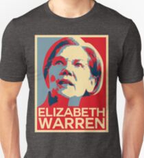 Elizabeth Warren Poster Slim Fit T-Shirt