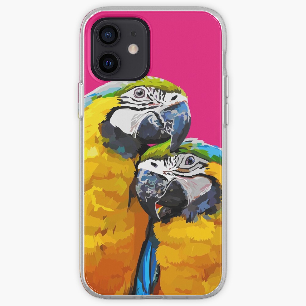 Two lovely parrots iPhone Case & Cover