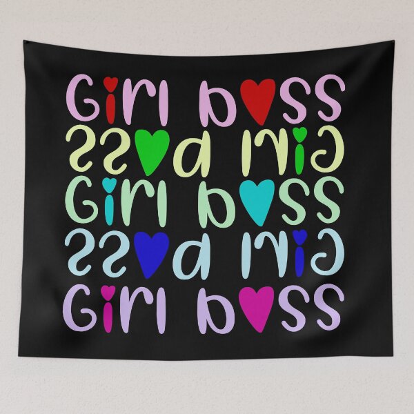 Item preview, Girl boss rules designed and sold by BubblynBloom.
