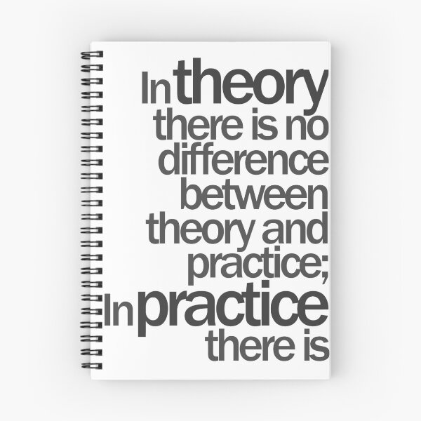 Item preview, Yogi Berra Theory Practice Quote design designed and sold by GetItGiftIt.