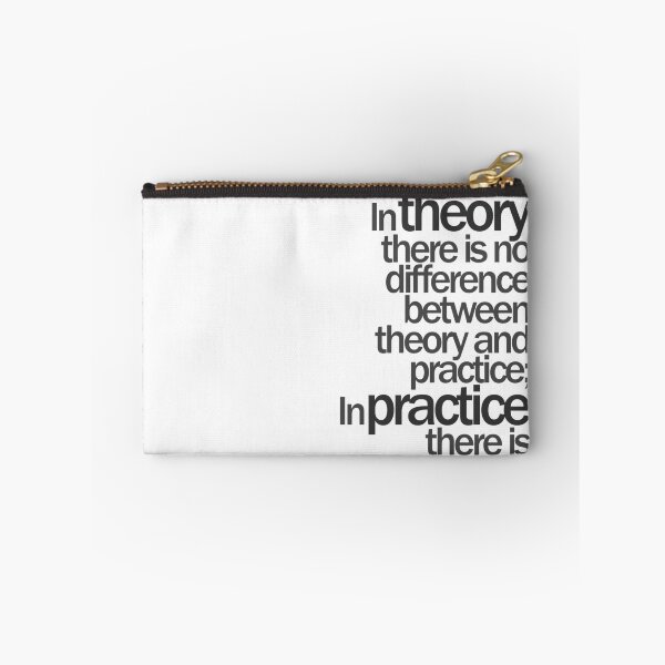 Item preview, Yogi Berra Theory Practice Quote design designed and sold by GetItGiftIt.
