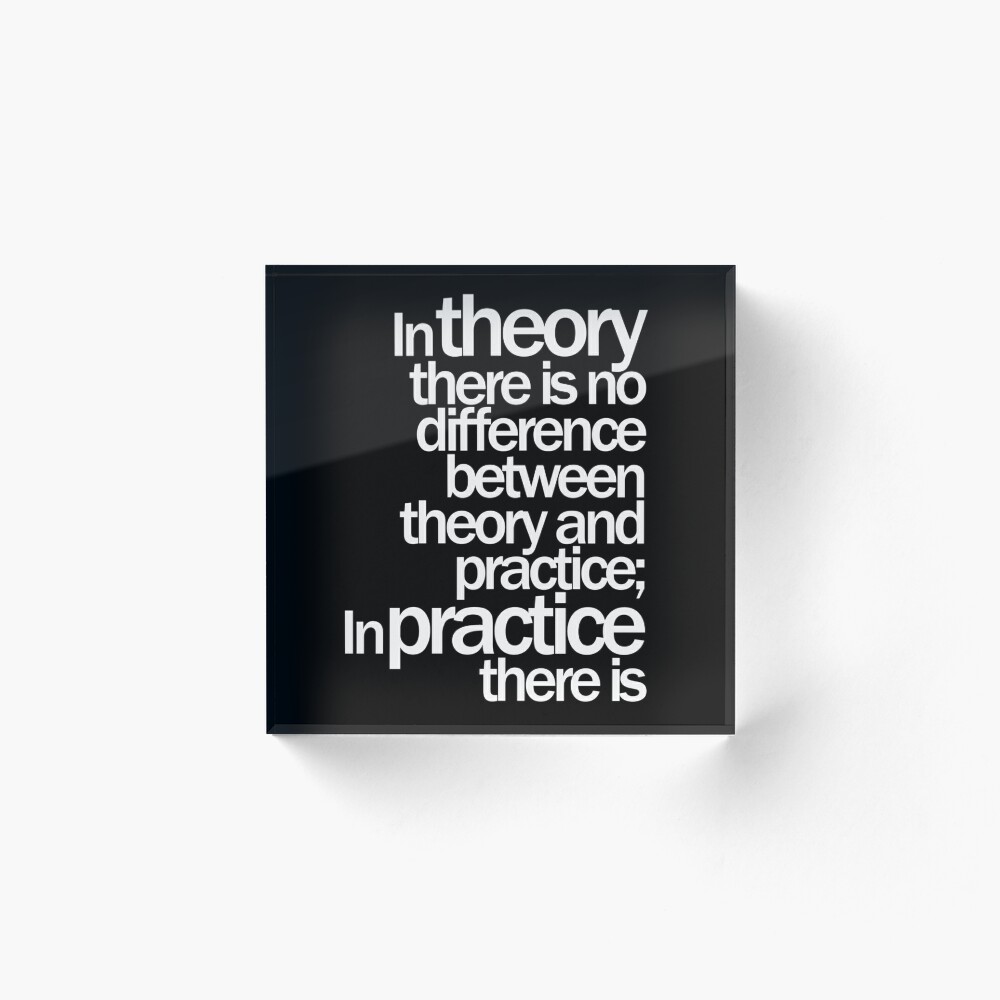 Yogi Berra Theory Practice Quote design | Kids T-Shirt