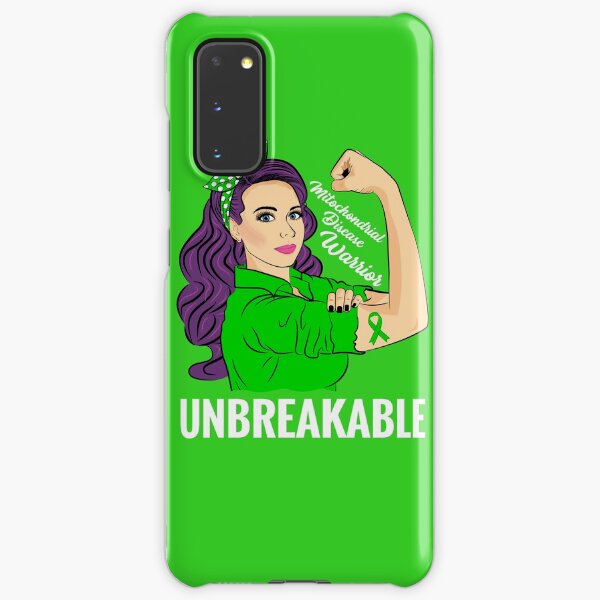Mitochondrial Disease Awareness Warrior Unbreakable Samsung Galaxy Snap Case