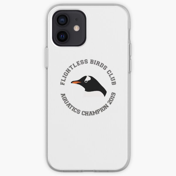 Gentoo Penguin: Flightless Birds Club Aquatics iPhone Soft Case