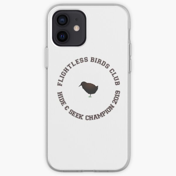 Inaccessible Island Rail: Flightless Birds Club Hide & Seek iPhone Soft Case