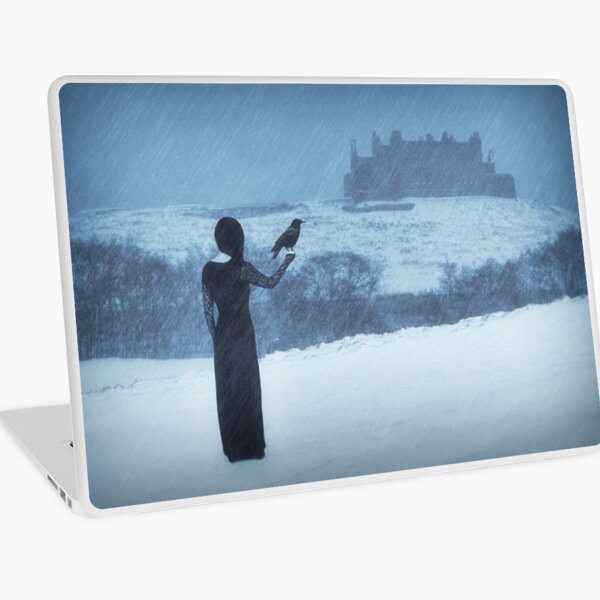 "Sleepwalking 2" by Cat Burton Laptop Skin