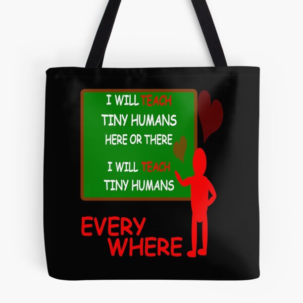 Item preview, i will teach tiny humans here and there shirt designed and sold by Andreas-Jaeger.