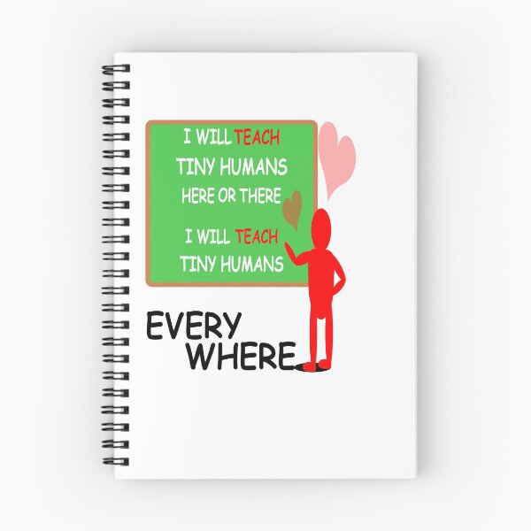 Item preview, i will teach tiny humans here and there shirt designed and sold by Andreas-Jaeger.
