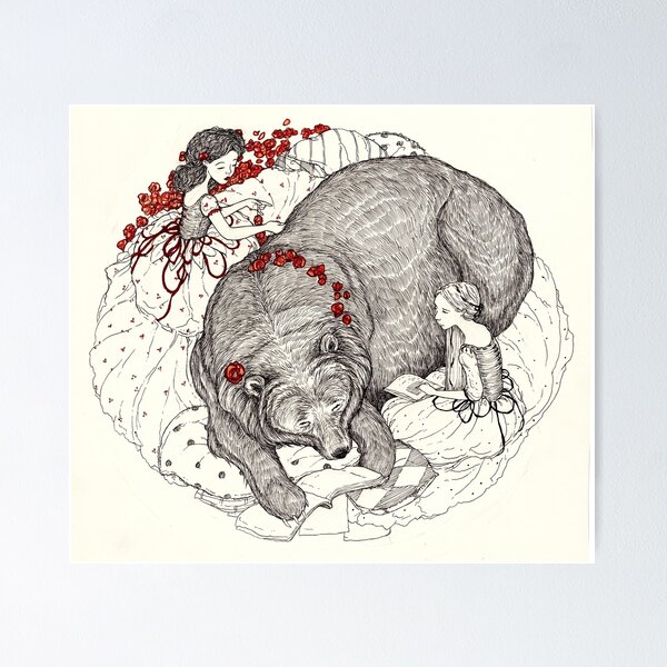 Item preview, snow white and rose red designed and sold by Jessica Gadra.
