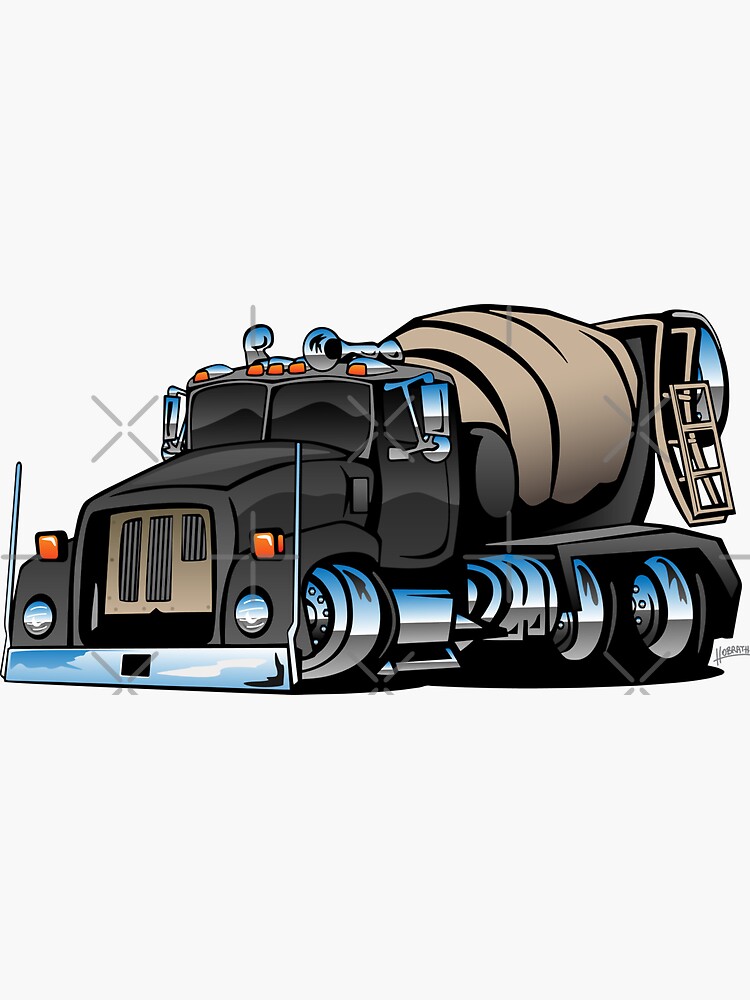 Cement Mixer Truck by hobrath