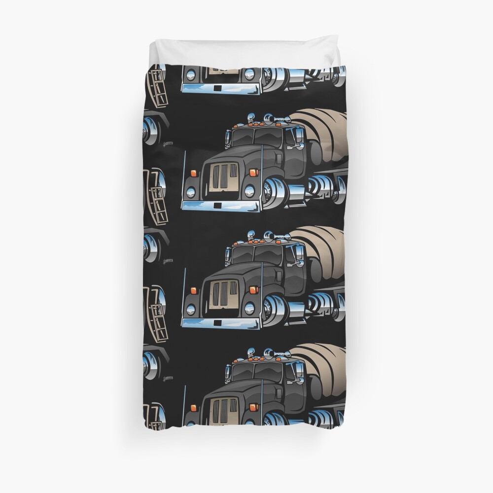 Cement Mixer Truck Duvet Cover
