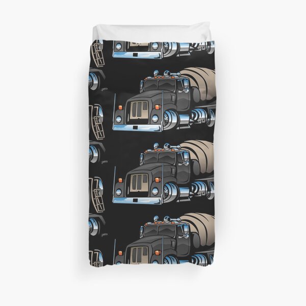 Cement Mixer Truck Duvet Cover