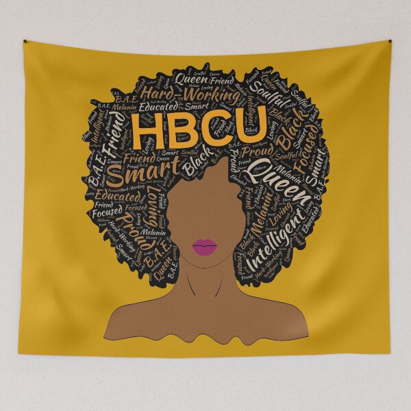 Item preview, HBCU Grad Black Queen Afro Art designed and sold by blackartmatters.
