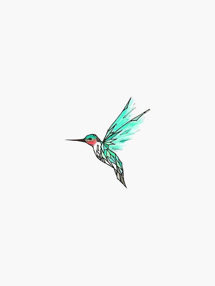 Cute Hummingbird Stickers for Sale