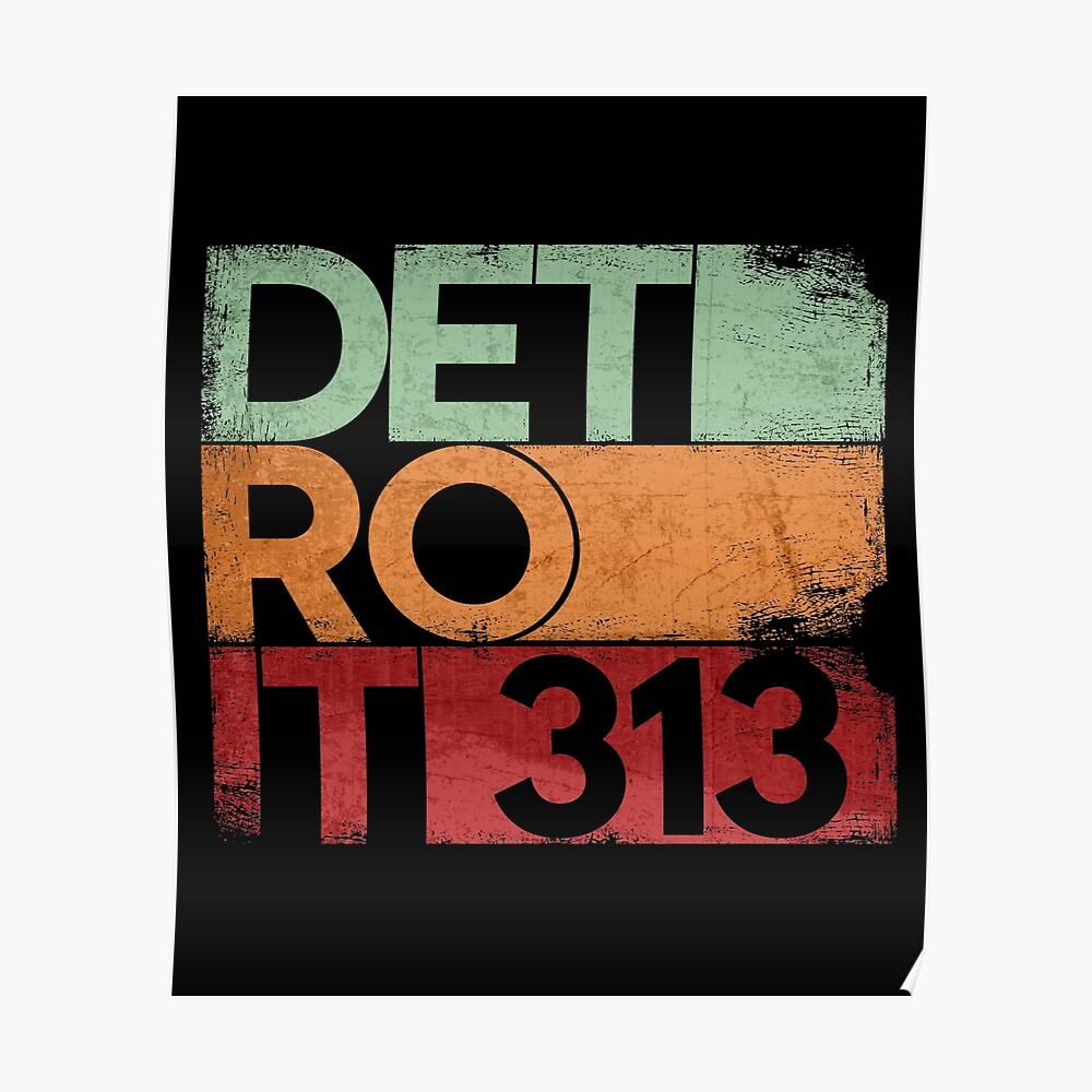 313-detroit-area-code-michigan-state-poster-by-alenaz-redbubble