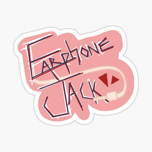 Kyoka Jiro: Earphone Jack Sticker