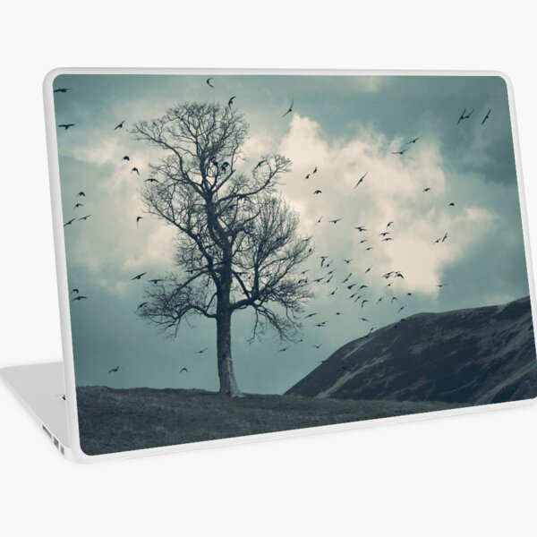 "The Flocking Tree" by Cat Burton Laptop Skin