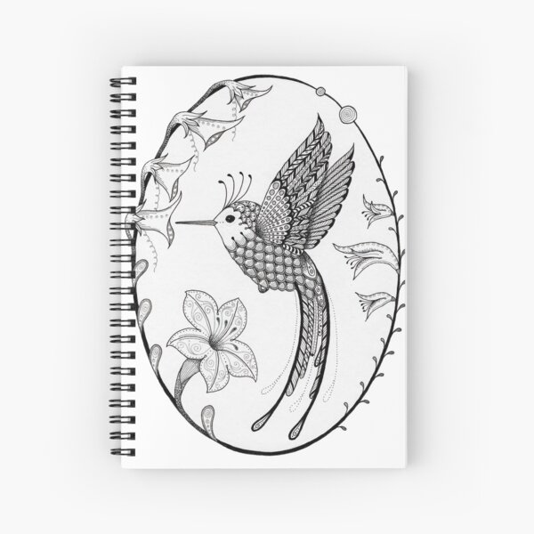 Hummingbird Spiral Notebook