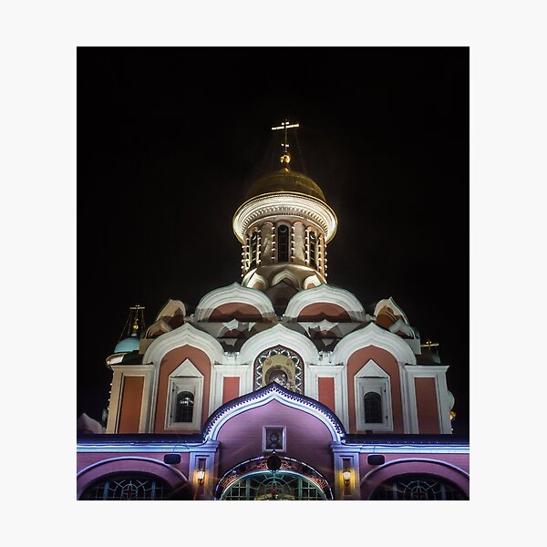 Kazan Cathedral, Red Square, Moscow Photographic Print