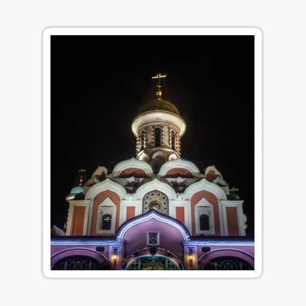 Kazan Cathedral, Red Square, Moscow Sticker