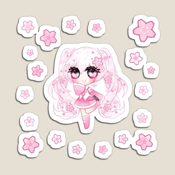 Ⓢⓐⓚⓤⓡⓐ Ⓜⓘⓚⓤ Chibi Magnet