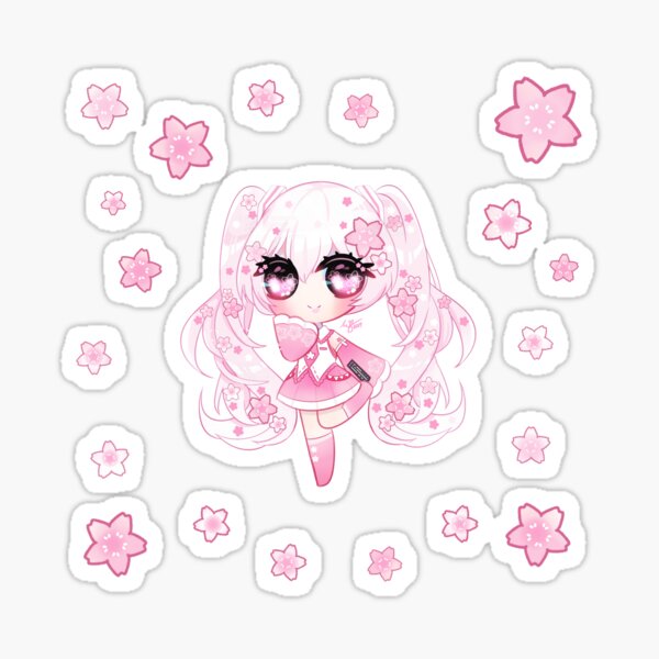 Ⓢⓐⓚⓤⓡⓐ Ⓜⓘⓚⓤ Chibi Sticker