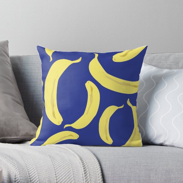 Banana-Rama Throw Pillow