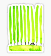 Enthusiastic cypress Sticker