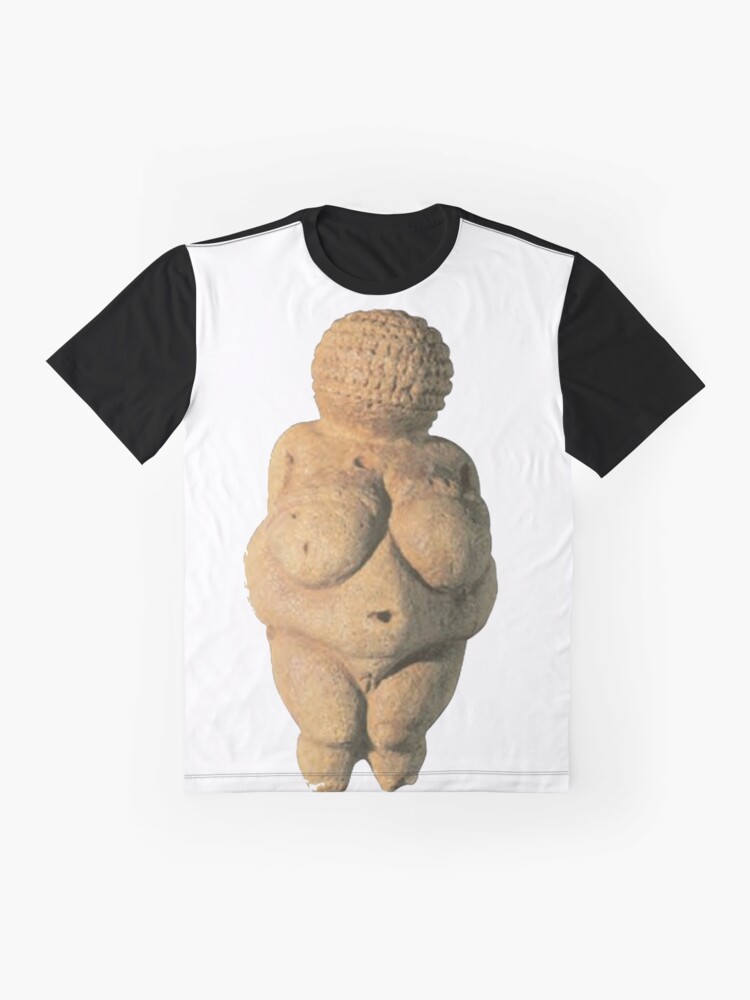 Alternate view of #Venus of #Willendorf #artifact sculpture art figurine statue humanbody #VenusofWillendorf Graphic T-Shirt