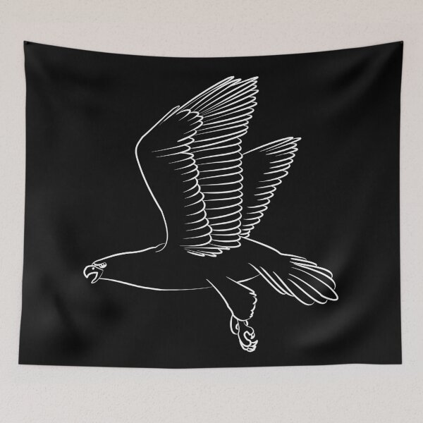 Item preview, Flying eagle white lines designed and sold by BlackoutPhotos.