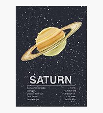 Saturn Photographic Print