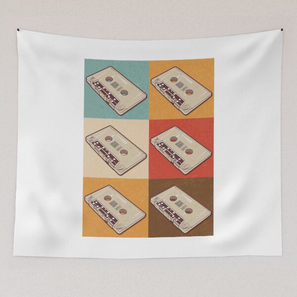 Item preview, Retro Artistic Popart Mixtape Vintage Cassette Tape 80s Gift  designed and sold by MintedFresh.