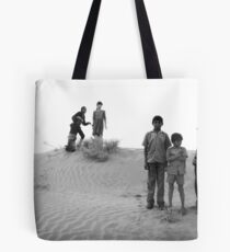 what some girls do to get noticed by the boys! Tote Bag