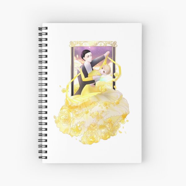 Frame and Flower Spiral Notebook