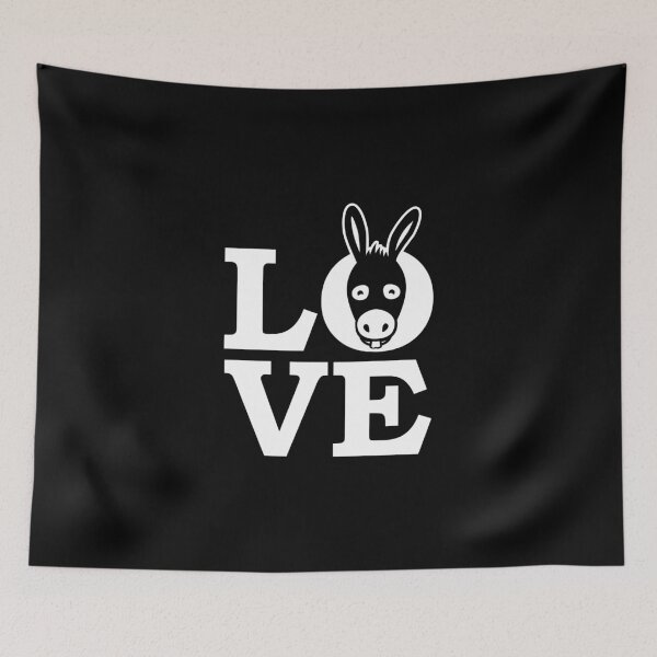 Item preview, Donkey product - Love - Farm Animal Gift Idea designed and sold by stuch75.