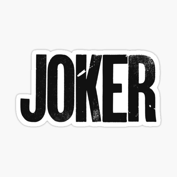 Joker 19 Stickers Redbubble