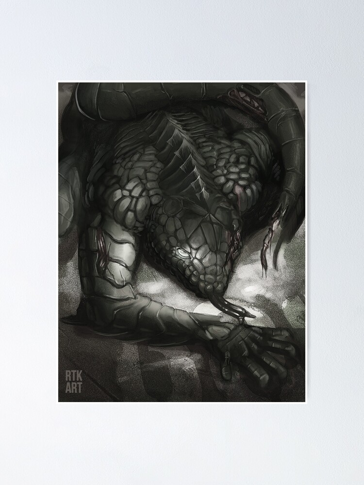 SCP-682 Poster for Sale by turntechunderg