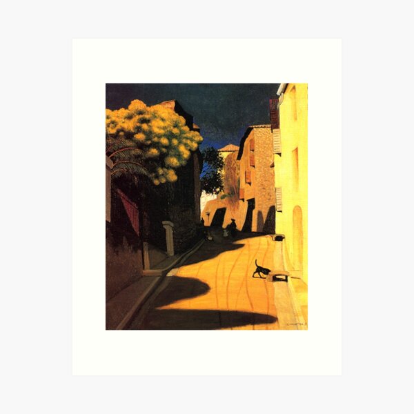 Aperçu de l'œuvre Félix Vallotton - Mimosa en fleurs à Cagnes créée et vendue par ArtExpression.